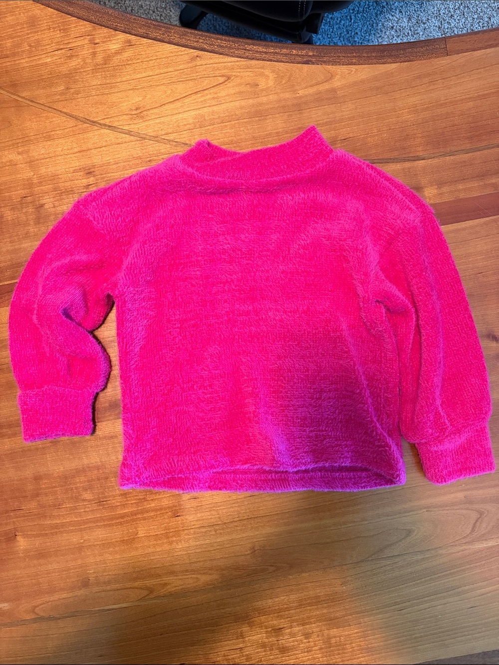 Old Navy Plush Funnel Neck Sweater in Bright Pink